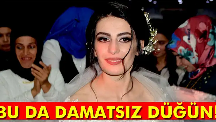 Batman'da damatsız düğün yapıldı