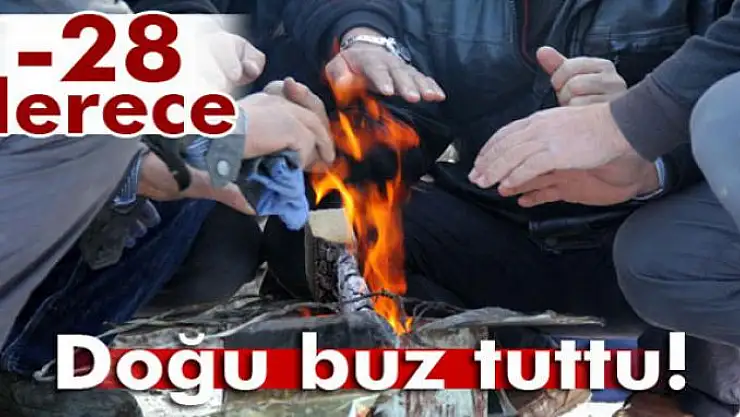 Doğu buz tuttu