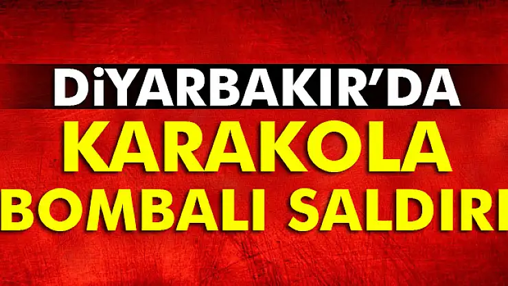 Hazro'da karakola patlayıcı yüklü araçla saldırı