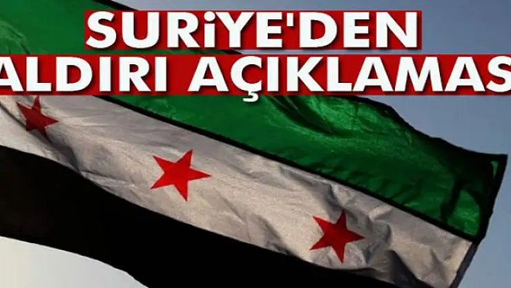 Suriye'den açıklama: 'Saldırı sınırlıydı ve bekleniyordu'