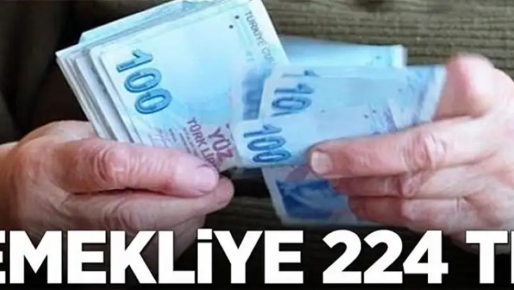 Emekliye 224 TL
