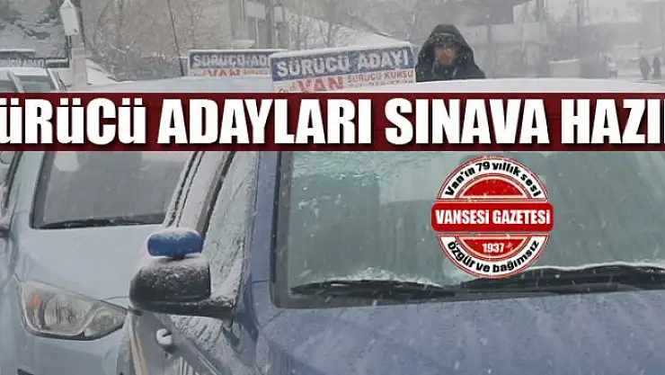 Sürücü adayları sınava hazır 