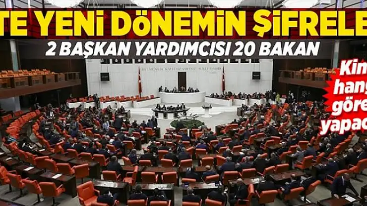 İşte 24 Haziran sonrası yeni sistemin şifreleri!.