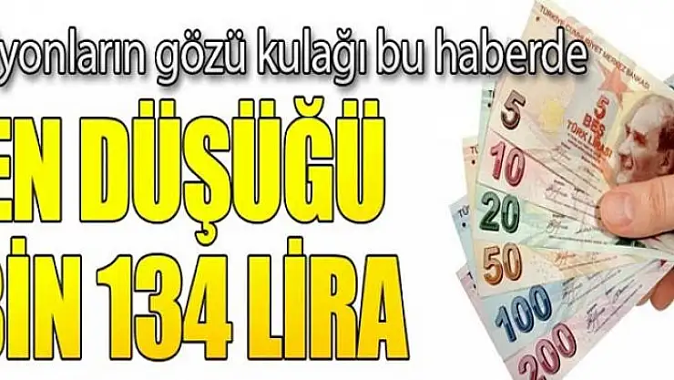 Emekliye en az 1.134 TL