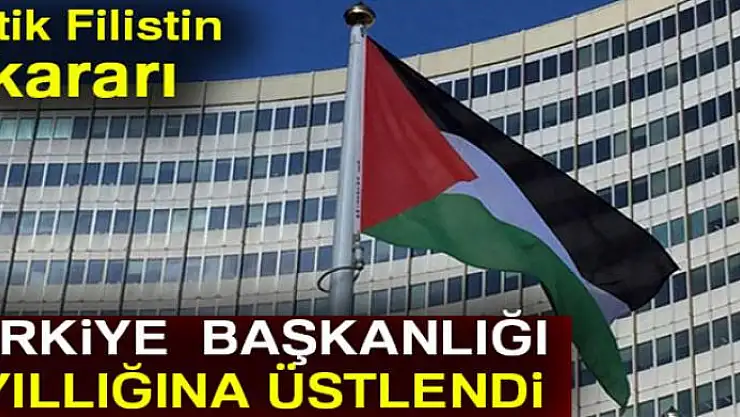 Dışişleri Bakanlığından Filistin açıklaması