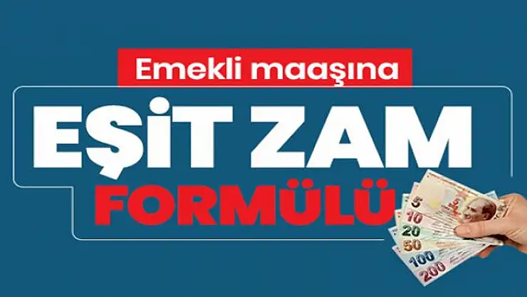 Emekliye eşit zam