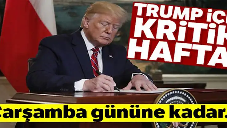 ABD Başkanı Trump için kritik hafta