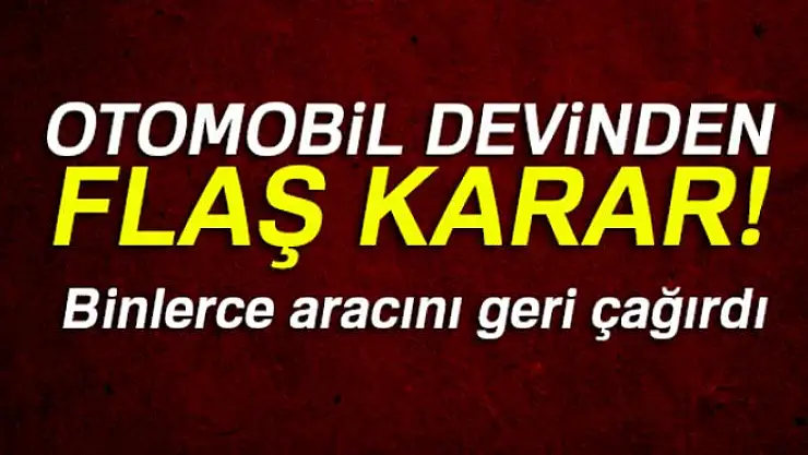 BMW 324 bin aracı geri çağırdı