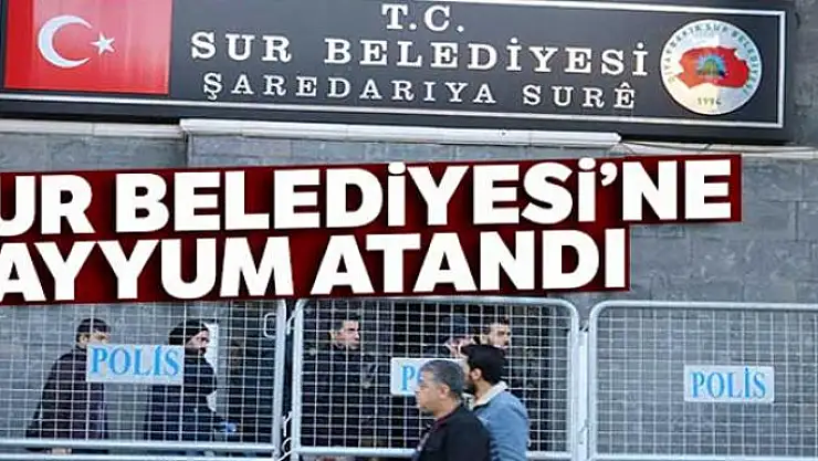 Sur Belediyesi'ne kayyum atandı