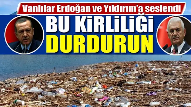 Van Gölü sorunu Erdoğan ve Yıldırım'a iletilecek