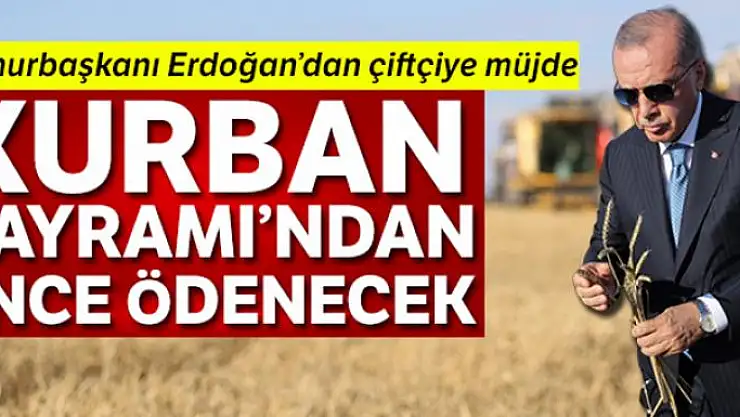 Cumhurbaşkanı Erdoğan: '1 milyar 200 milyon lira desteği Kurban Bayramı'ndan önce ödeyeceğiz'