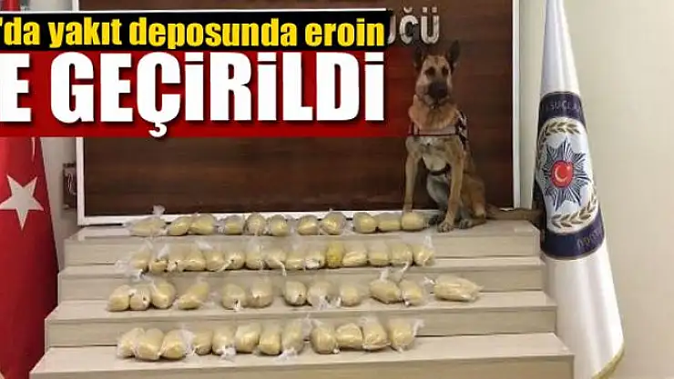 Van'da yakıt deposunda 26 kilo eroin ele geçirildi