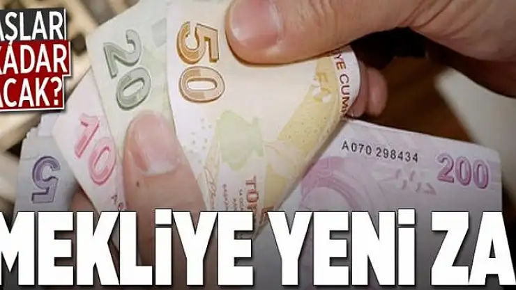 Emekliye yeni zam  