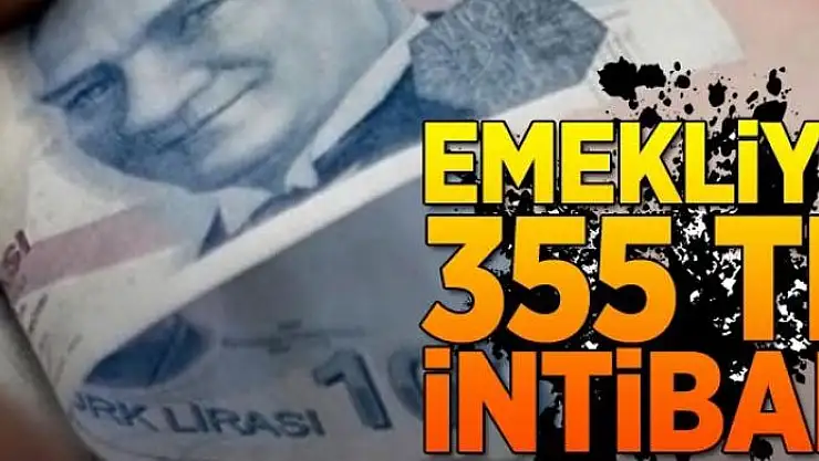Emekliye 355 TL intibak