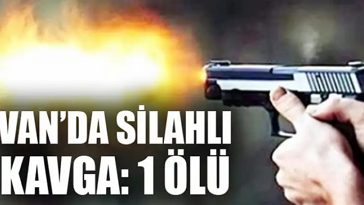 Van'da silahlı kavga: 1 ölü