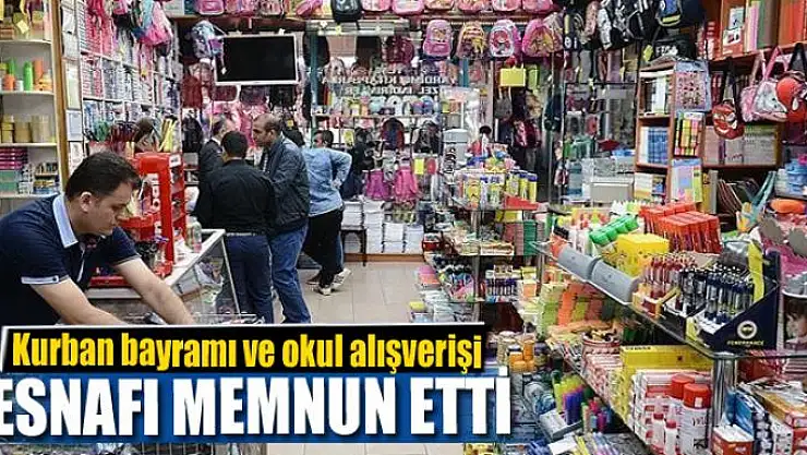 Kurban bayramı ve okul alışverişi Van esnafını memnun etti