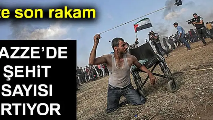 Gazze'de şehit sayısı 63'e yükseldi