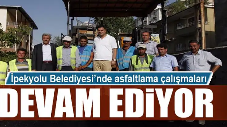 Asfaltlama çalışmaları sürüyor