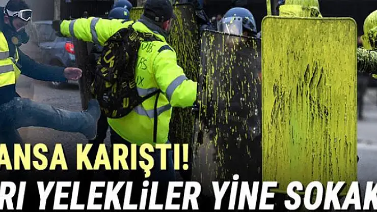 Fransa sokakları yine karıştı