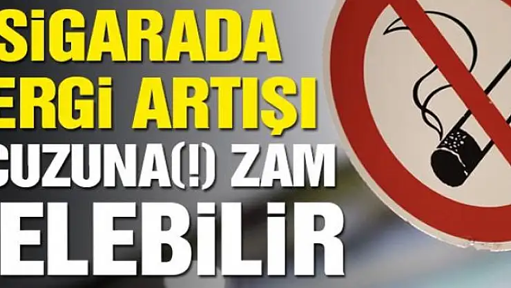 Sigarada asgari maktu vergi tutarı artırıldı