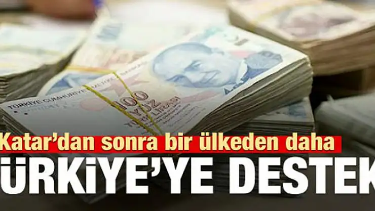 Bir ülkeden daha Türkiye'ye TL desteği