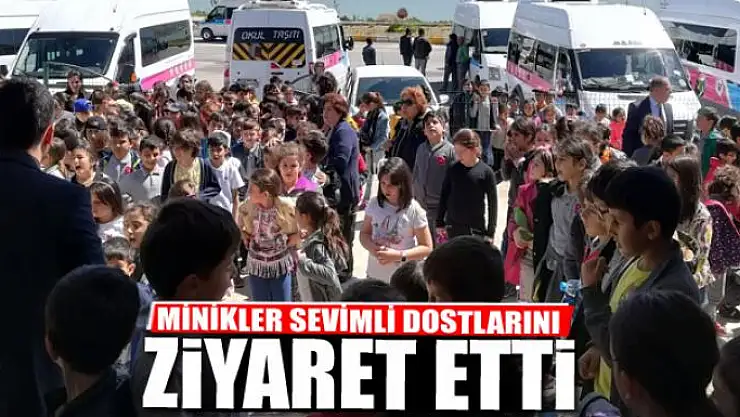 MİNİKLER SEVİMLİ DOSTLARINI ZİYARET ETTİ