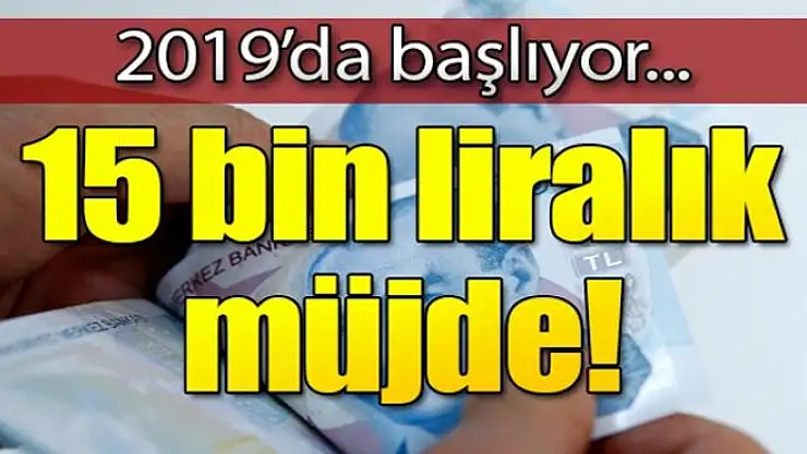 Evlenen gençlere 15 bin TL destek!