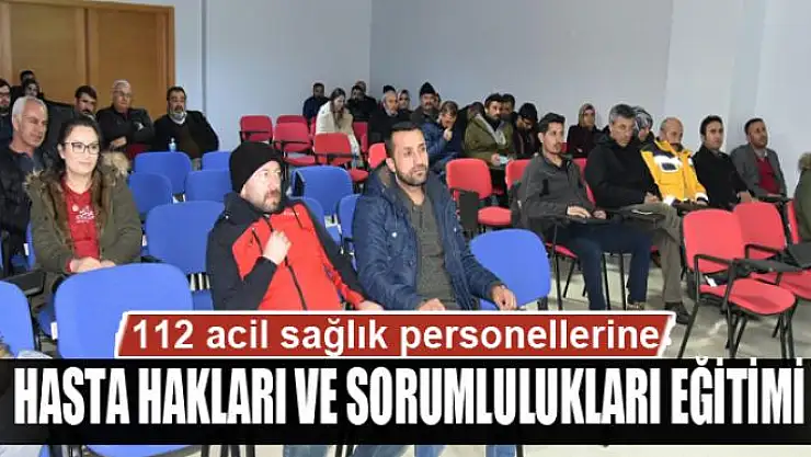 Van'da 'hasta hakları ve sorumlulukları' eğitimi