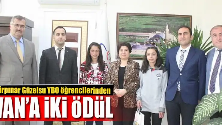 Gürpınar Güzelsu YBO öğrencilerinden Van'a iki ödül