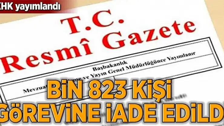 Yeni KHK yayımlandı! 