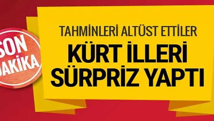 Kürt illeri referandum sonuçları bomba! Kimse beklemiyordu