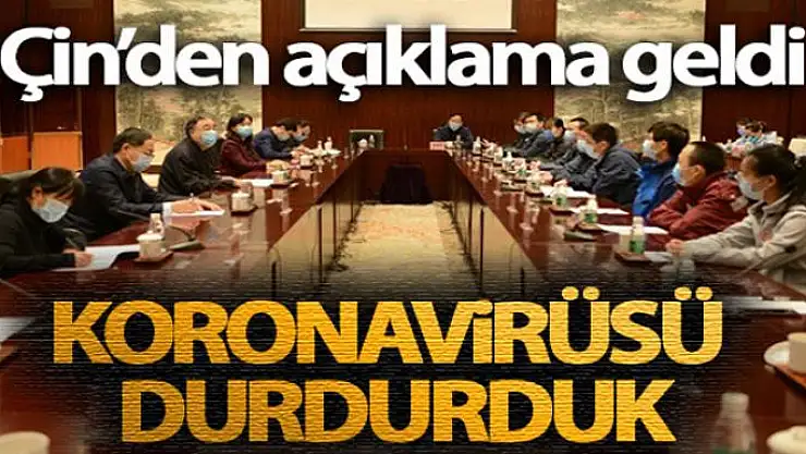 Çin Ulusal Sağlık Komisyonu: 'Korona virüs salgınını büyük ölçüde durdurduk'
