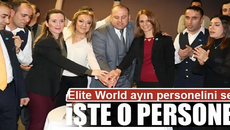 Elite World ayın personelini seçti