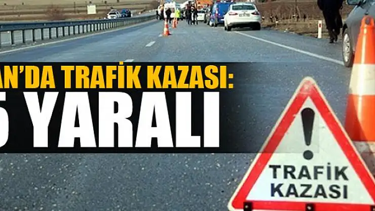 Van'da trafik kazası: 5 yaralı