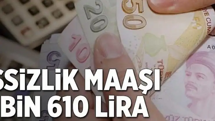 İşsizlik maaşı bin 610 lira 