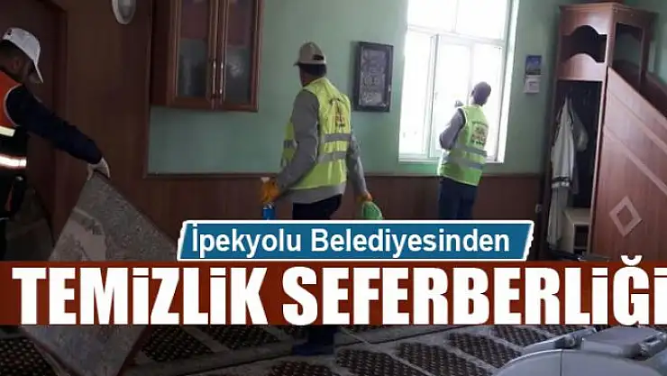 İpekyolu Belediyesinden temizlik seferberliği