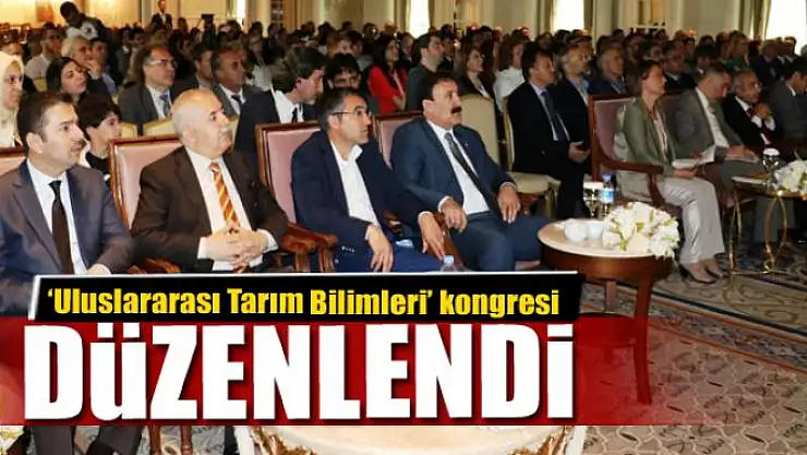 Van'da 'Uluslararası Tarım Bilimleri' kongresi 