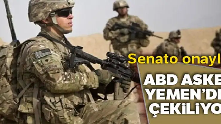 ABD Senatosu, Amerikan askerinin Yemen'den çekilmesini onayladı