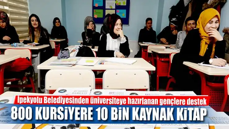 800 KURSİYERE 10 BİN KAYNAK KİTAP 