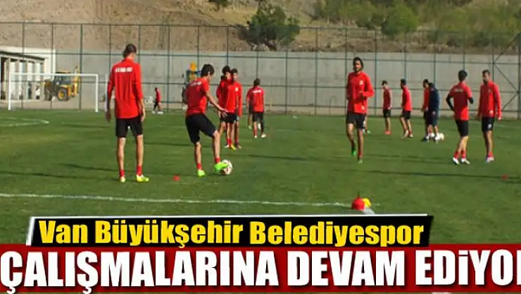 Van Büyükşehir Belediyespor çalışmalarına devam ediyor