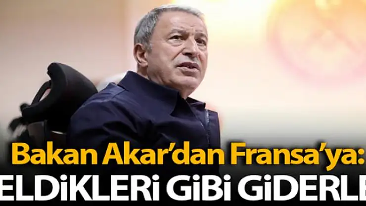 Milli Savunma Bakanı Hulusi Akar'dan Doğu Akdeniz'de mesajı
