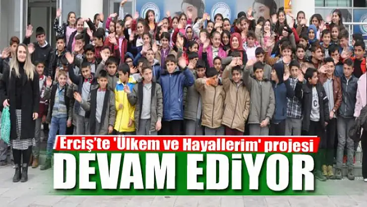Erciş'te 'Ülkem ve Hayallerim' projesi