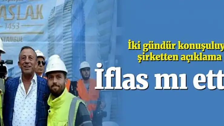 Ağaoğlu iflas etti iddialarına şirketten cevap geldi