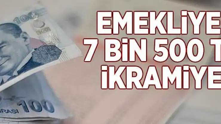 7 bin 500 TL ikramiye 