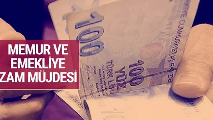 Memur ve emekliye zam müjdesi
