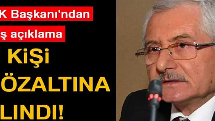 YSK Başkanı Güven: 'Mükerrer oy kullanan kişi gözaltına alındı'