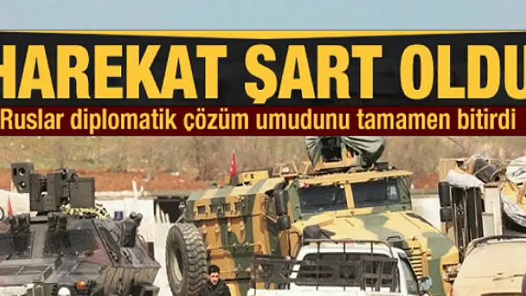 Harekat şart oldu