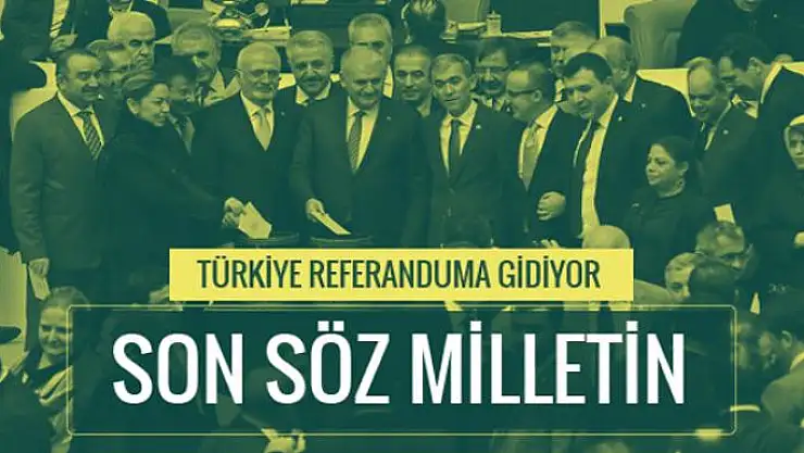 Yeni anayasada söz artık milletin!
