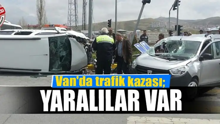 Van'da trafik kazası 2 yaralı