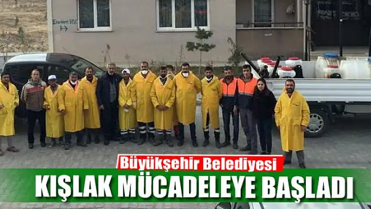 Büyükşehir Belediyesi kışlak mücadeleye başladı